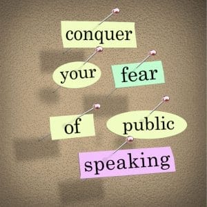 fear of public speaking