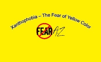 Xanthophobia Fear Of Yellow